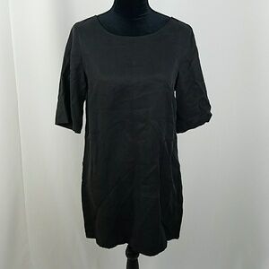 Michael Stars women S‎ black short shift dress